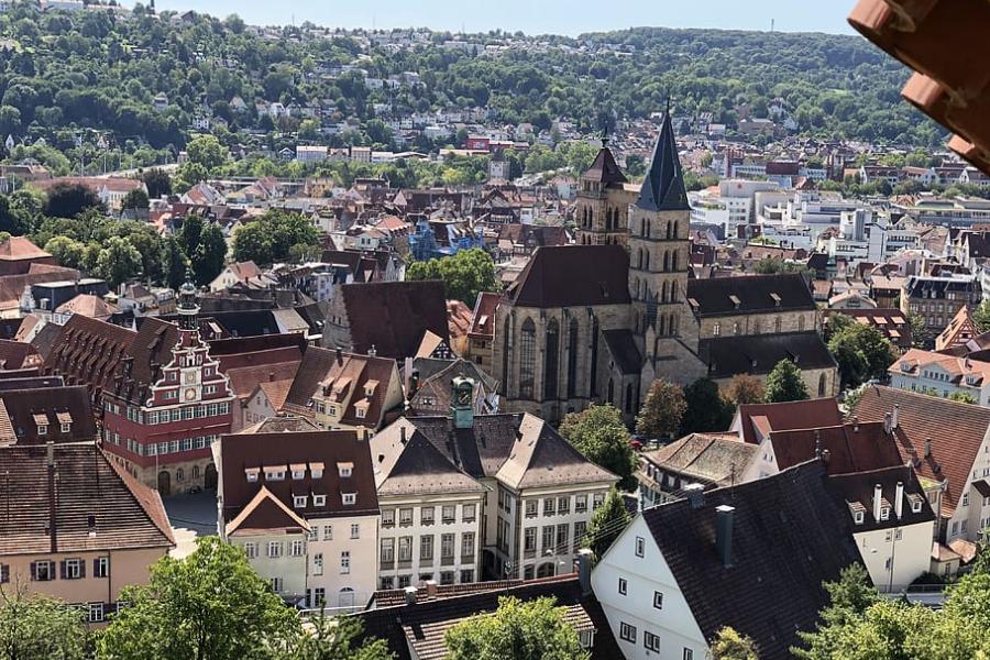 Esslingen am Neckar von oben