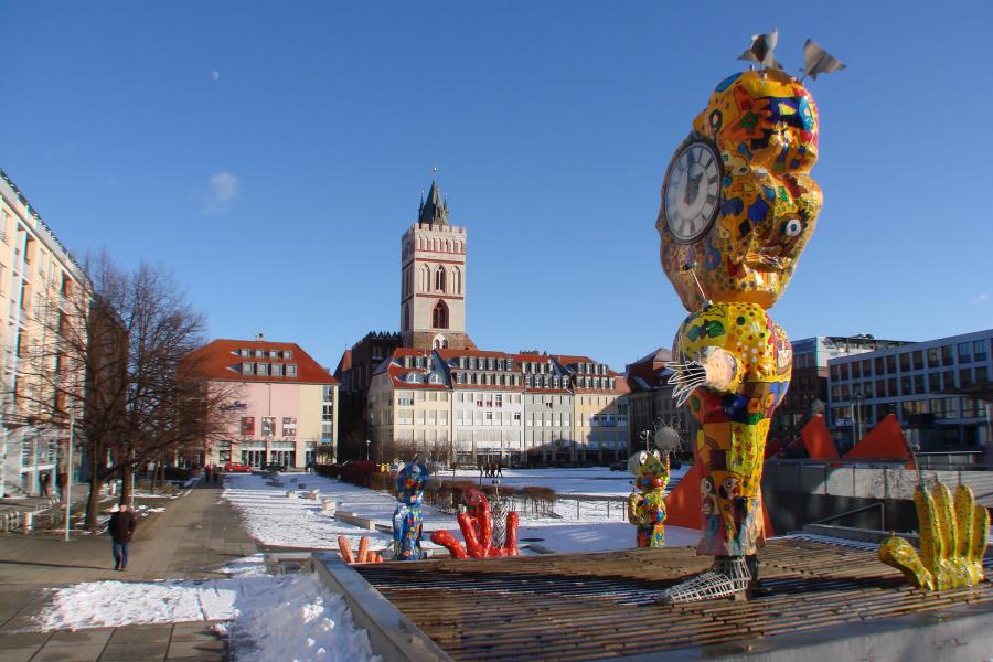 Kunstinstallation in Frankfurt (Oder)