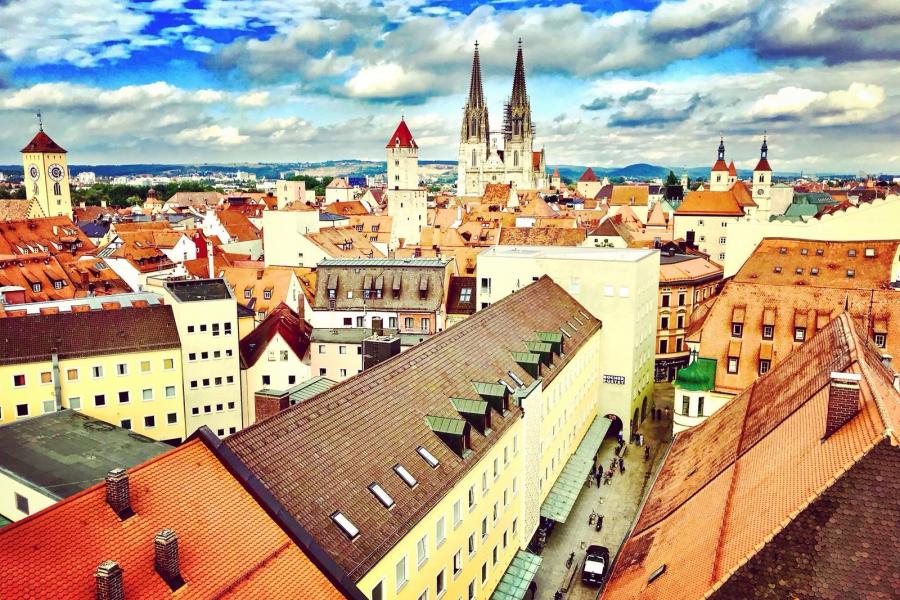 Blick auf die Stadt Regensburg