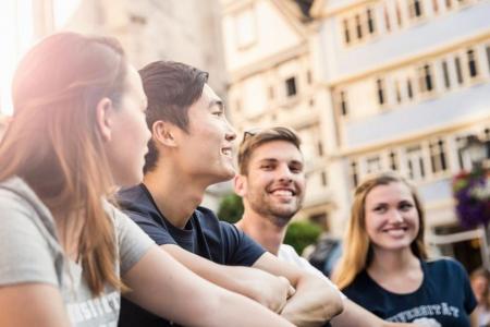 Studenten an der Uni Tübingen