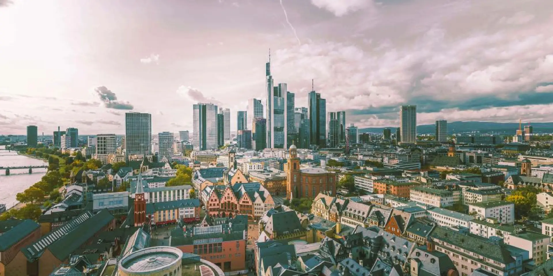 Blick auf Frankfurt